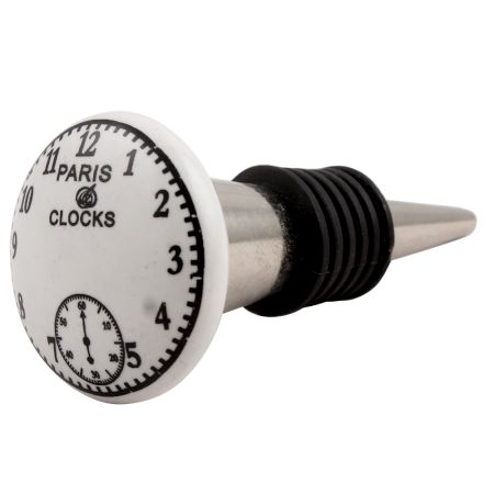 Paris Clocks Big Wine Stopper